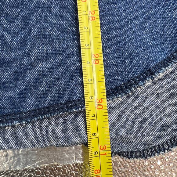 Vintage Roebucks Denim Pearl Snap Shirt - Picture 8 of 9